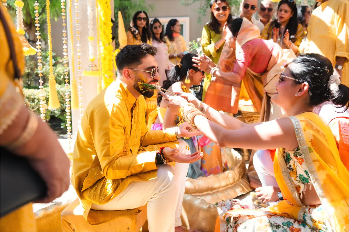 Turmeric passed between hands