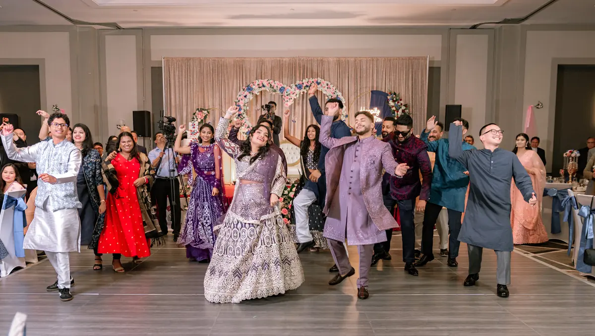 The sangeet floor